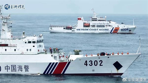 中越海警开展今年第一次北部湾海域联合巡逻 中越共同维护北部湾海域安全稳定