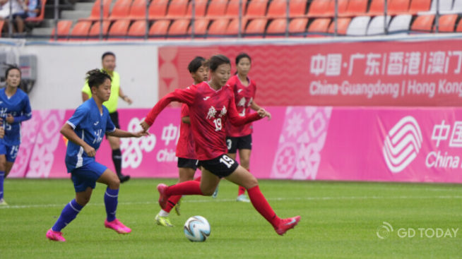 Guangdong team full of confidence in victory at U18 women's football finals of 15th National Games