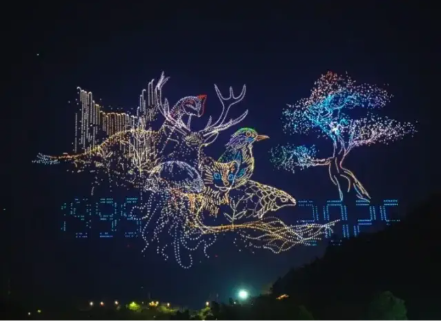 浪漫指数飙升！11198架无人机的星河告白，今晚还有吗？