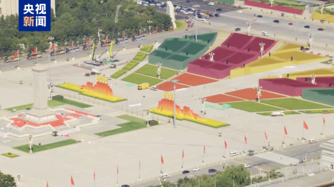 天安门广场核心区，最新航拍！