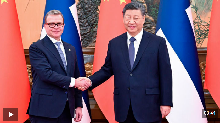 视频丨习近平会见芬兰总理奥尔波