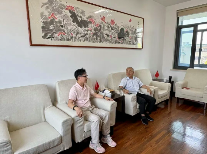 以笔墨为桥促民心相通 杭舟到访协会洽谈合作