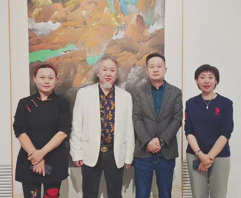 远山的呼唤_武剑飞现代重彩作品展开幕 远山的呼唤_武剑飞现代重彩作品展开幕