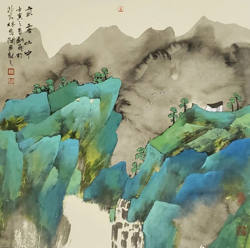 远山的呼唤_武剑飞现代重彩作品展开幕 远山的呼唤_武剑飞现代重彩作品展开幕