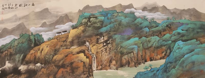 远山的呼唤_武剑飞现代重彩作品展开幕 远山的呼唤_武剑飞现代重彩作品展开幕