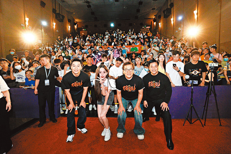  《傳說》減齡用AI　成龍點讚中國科技