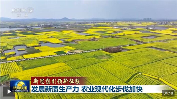 新思想引领新征程丨发展新质生产力 农业现代化步伐加快