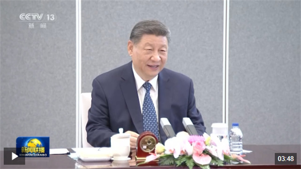 习近平访问金砖国家新开发银行