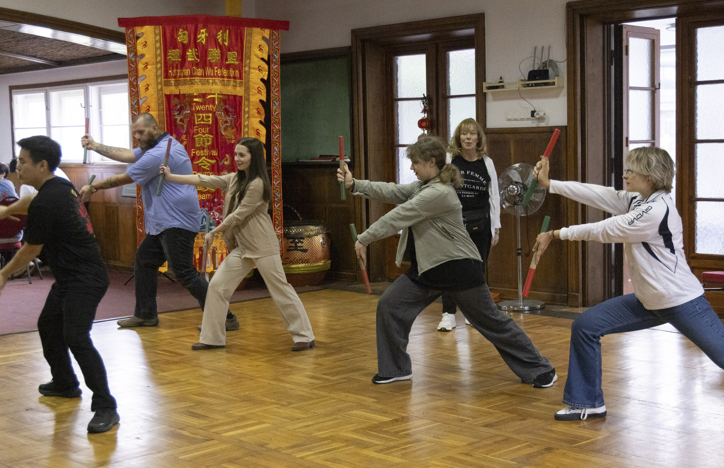 潮州鼓、英歌舞融入中华武术 布达佩斯掀起“中国风”